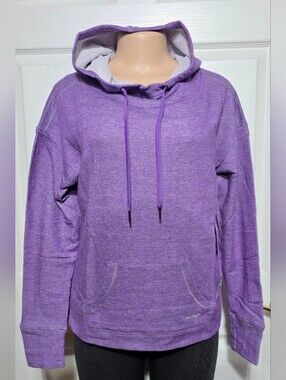 Head Lavender-Purple Pullover Hoodie with Kangaroo Pocket
